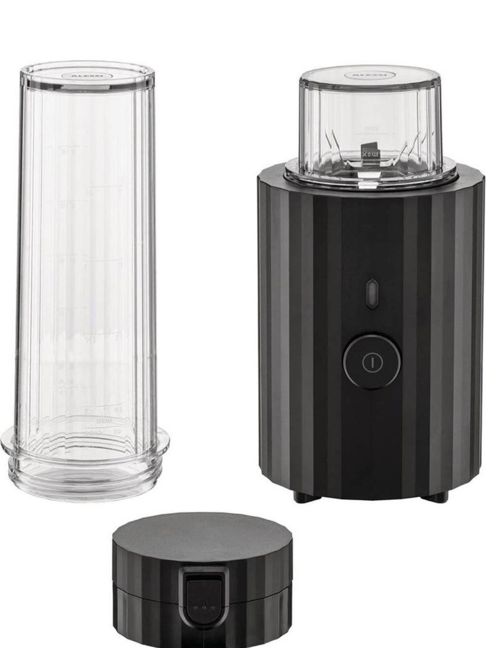 [Brand New]Alessi Personal blender set (Black)
